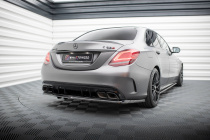 Mercedes AMG C63 Sedan / Estate W205 Facelift 2018-2021 Bakre Splitter / Diffuser Maxton Design